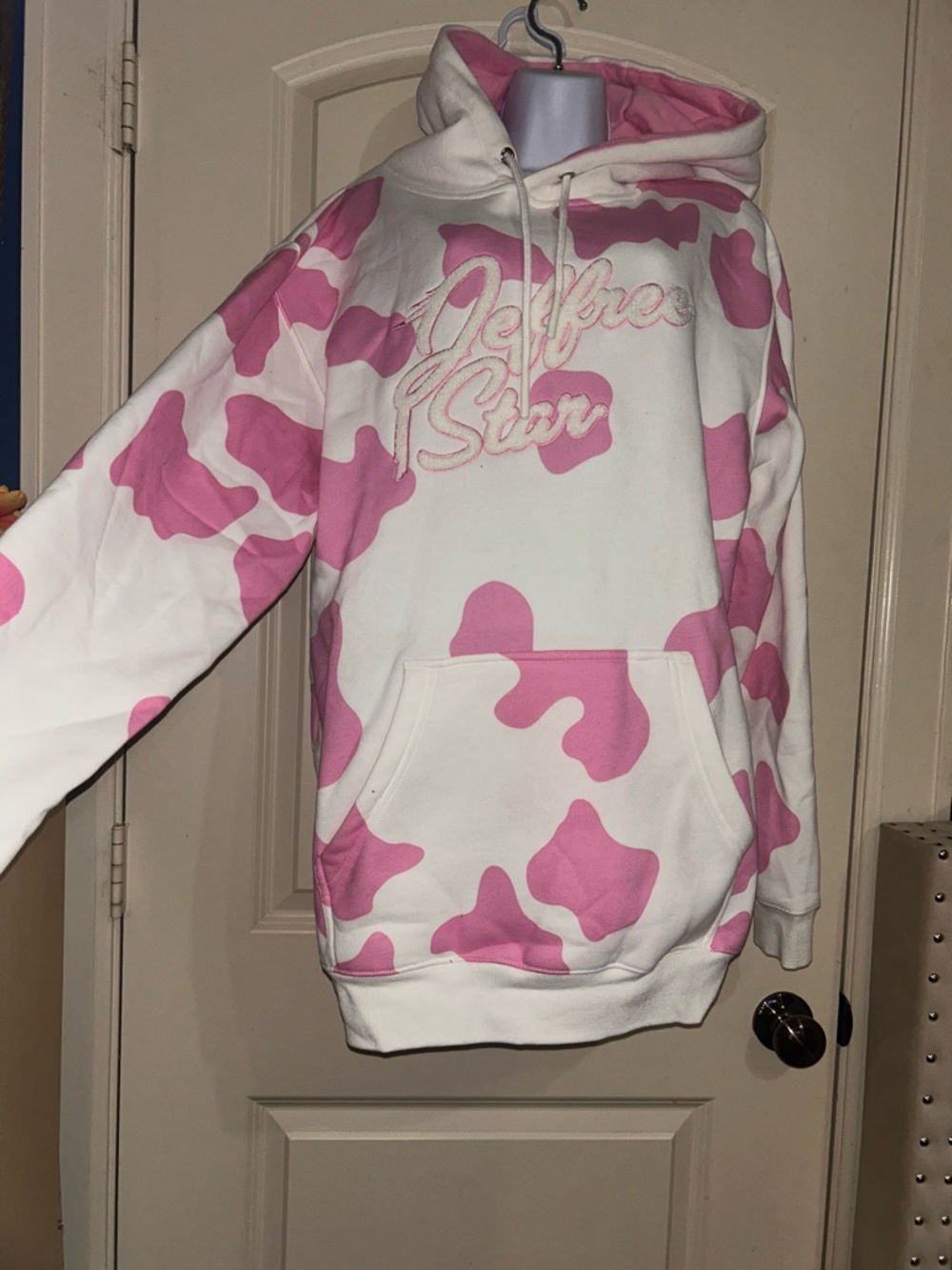 Jeffree Star White and Pink Camouflage Hoodie - Picture 2 of 3
